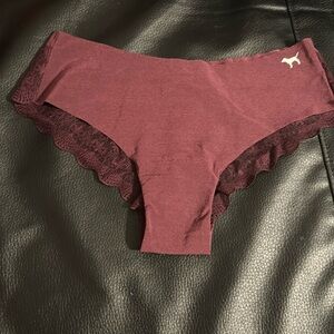 PINK Burgundy Lace Cheekster Size:Small Condition: New, tag attached